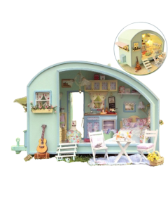 Doll House Wooden Doll Houses Miniature Dollhouse Furniture Kit Toys for Children Gift Time Travel Doll Houses