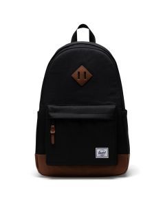 Herschel Heritage 24 L Backpack Laptop Business Travel School Bag - Black/Tan