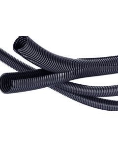 16mm ID Split Tube Flexible Conduit Black 100m Roll