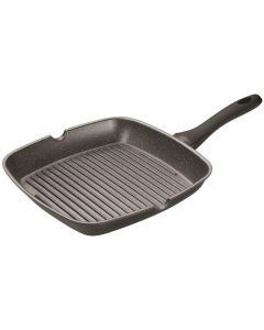 Pyrolux Pyrostone Square Grill Non-Stick Fry Pan 28 x 28 cm Black