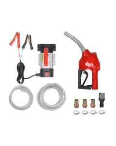 12V Diesel Transfer Pump Kerosene Oil Fuel Extractor Electric Bowser Auto Stop