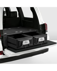 San Hima Lightweight 2X 900mm 4WD Rear Drawer System Fit Toyota Landcruiser Prado 150