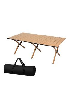 Levede Folding Camping Table Foldable Portable Picnic Outdoor Egg Roll BBQ Desk