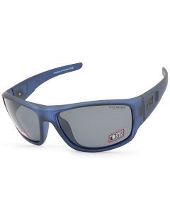 Dirty Dog Muffler Satin Blue/Grey Polarised Men's Sports Sunglasses
