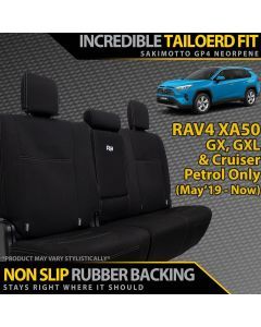 Toyota RAV4 XA50 GX/GXL/Cruiser Petrol Neoprene Rear Row Seat Covers (In Stock)