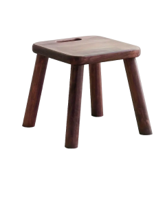 Handcrafted Walnut Photography Stool - Charming Creative Posing Prop