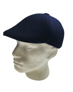 MENS NEWSBOY HAT Cabbie Gatsby 20s Ivy Cap Flat Driving Sun Flat Plain - Navy