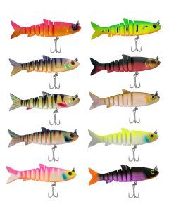 Zerek Live Mullet 5.5" 35g Soft Body Jointed Swimbait Fishing Lure