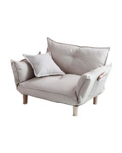 Convertible Sofa Couch with Adjustable Backrest and Armrests