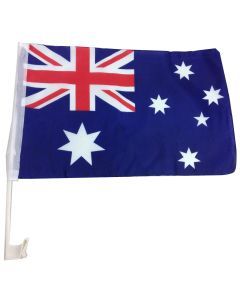 Australia Car Flag w/ Window Clips (30x45cm)