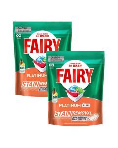 Fairy Platinum Plus x 136 Tropical Dishwasher Tablets