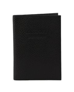 Pierre Cardin Slim Leather Passport Cover - Black (RFID Blocking Holder)