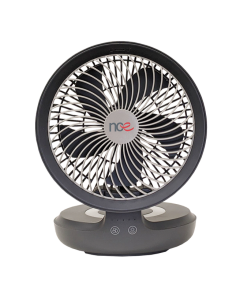 NCE 12 Volt Grey Oscillating Fan With Light