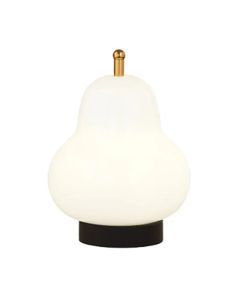 Elegant LED Cream Pear Table Lamp