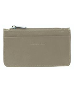 Pierre Cardin Womens Soft Italian Leather Coin Purse Holder Wallet - Taupe