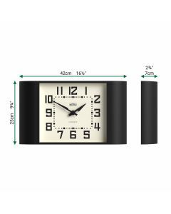 Newgate Metro Wall Clock-Black