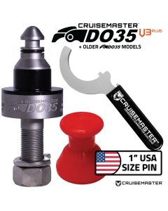 Cruisemaster Tow Pin DO35 Kit US 1" for American 25.4mm Shank Cover & Spanner