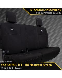 Nissan Patrol Y62 Ti-L (MY24) GP4 Neoprene 3rd Row Seat Covers