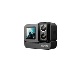 4K Dual-Lens Action Camera Power Stick Included Black