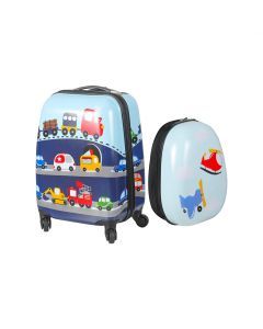 Bopeep 16''13'' 2Pcs Kids Luggage Set Travel Suitcase Child Bag Backpack Baggage