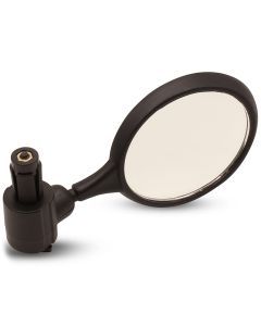 ProSeries 85 x 70mm Flat Oval Shaped Bike Mirror for Handlebar End