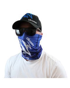 Blue Okuma Sun Mask - Lightweight, Breathable, Multifunctional Head Scarf