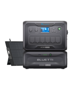 BLUETTI AC300 + B300K + Solar Panels | Solar Generator Kit