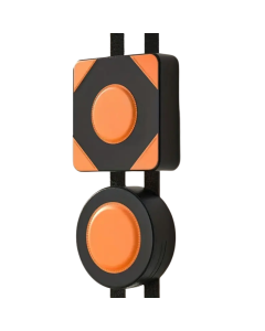 Wall Boxing Target Pad Sponge Yellow Black Set