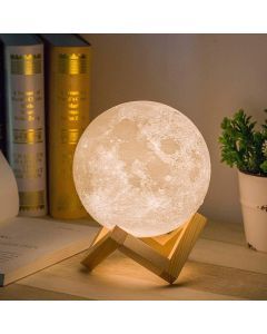 3D Moon Lamp Night Light - Moonlight Desk Table Lamp w/ Smart Phone Montion Sensor