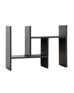 Adjustable Wood Bookshelf: Classic Desk Organizer & Storage Rack