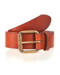 Dents Mens Premium Waxed Full Grain Leather Classic Belt - Tan - Large (37"-39")