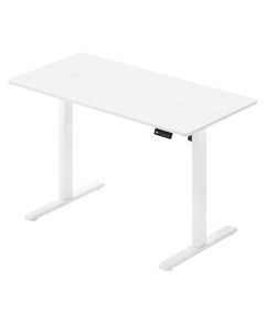 Levede Electric Standing Desk Height Adjustable Gaming Desk Table 110cm White