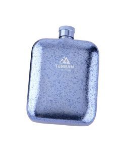 TERRAN Titanium Flask 170ml – Crystal Finish
