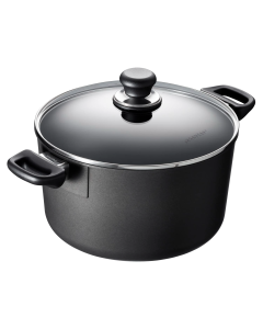 Scanpan Classic Induction Non-Stick Tall Dutch Oven 26cm/6.5 Litre, Black