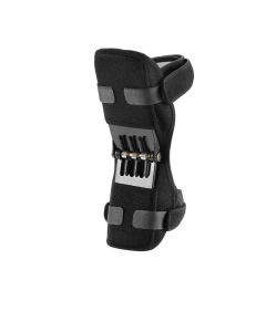 Spring-Loaded Knee Booster Support Pad Black