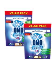 Omo 3 in 1 Active x 120 Laundry Capsules