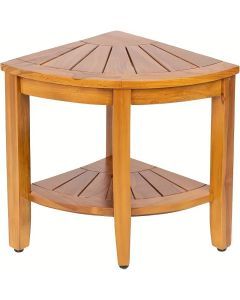 2 tiers Corner Partition Side Table Stool