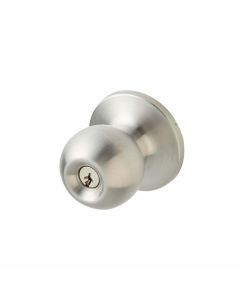 Delf Valencia Entrance Knob Set - Stainless Steel (Spec Key)