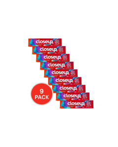 9x Closeup Toothpaste Everfresh Red Hot 90g Bulk Pack