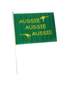 Aussie Green Hand Flag (29x44cm) – Signal Flag for Australia Day & Sports Events