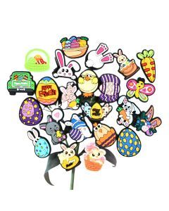 Easter Bunny Shoe Charms Set (23pcs)