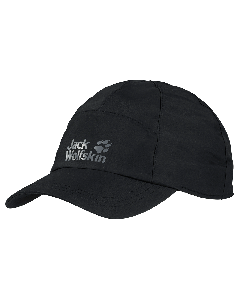 Jack Wolfskin Texapore Baseball Rain Cap Waterproof Windproof Hat - Black
