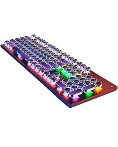 Retro Punk Mechanical Gaming Keyboard RGB Backlit