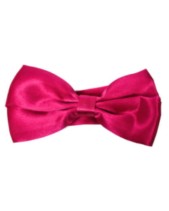 Mens Burgundy Bow Tie (Pre-Tied Classic Formal Necktie)
