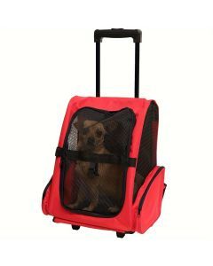 Multi-Purpose Pet Bag Foldable Travel Carrier with Wheels