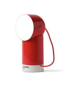 Lexon Orbe Portable Led Lamp With Moving Head PANTONE - 2035 Red