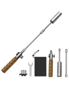 Three-Stage Outdoor Gas Burner Torch Silver