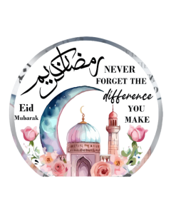 Eid Celebration Acrylic Decor Star & Moon Design