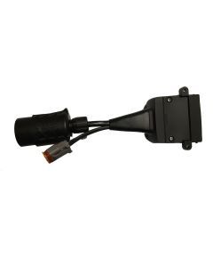 12pin Flat to Trailer - 7pin Large Round to Vehicle