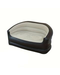 Double Inflatable Folding Sofa Plush Lounge Chair